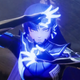 Persona cousin Shin Megami Tensei V is exclusive to Nintendo Switch. Here, a character uses magic.
